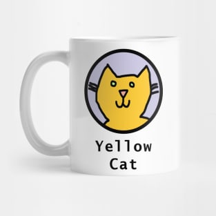 The Yellow Cat Portrait Mug